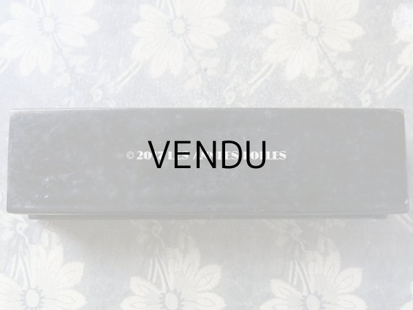 画像3: 19世紀 アンティーク ペンケース パピエマシェ  薔薇と蝶々 PLUMES & CRAYONS (3)