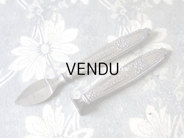 画像6: アンティーク シルバー製 レタリングセット 花＆リボン ペン軸 & シーリングスタンプ ＆レターオープナー & ペーパーナイフ & ペンシル (6)