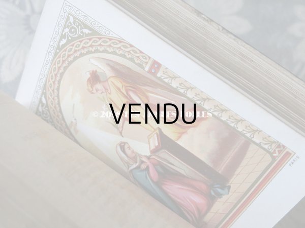 画像10: 1882年 アンティーク ミサ典書 セルロイド製 聖母マリア＆キリスト 黒 (10)