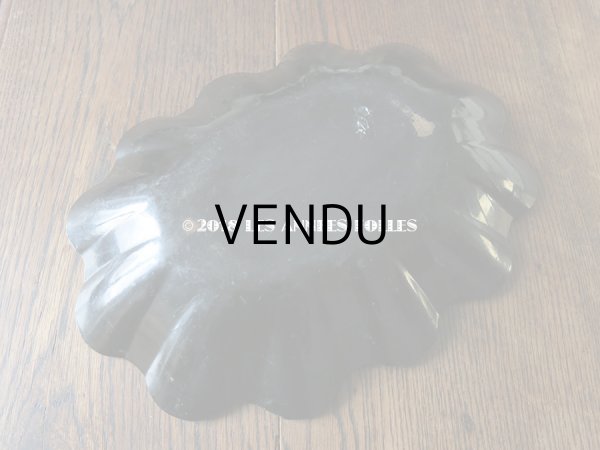 画像8: 19世紀 アンティーク ナポレオン3世時代 パピエマシェの トレイ 水玉模様 コルベイユ (8)