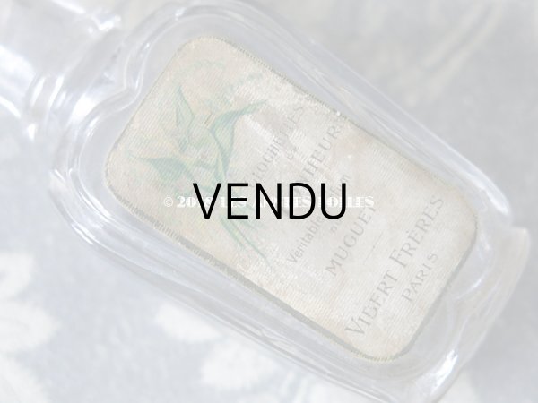 画像8: アンティーク 鈴蘭のパフュームボトル CLOCHETTE DE BONHEUR VERITABLE PARFUM DU MUGUET - VIBERT FRERES PARIS - (8)