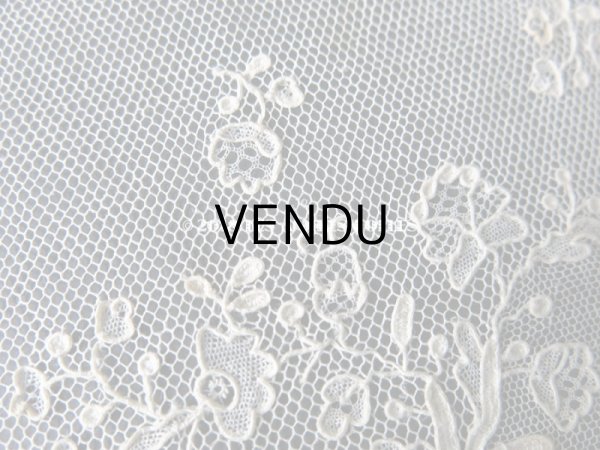 画像10: 19世紀 アンティーク ニードルレース アランソンレース  『ポワン・ダランソン（アランソン）』 1.5m (10)