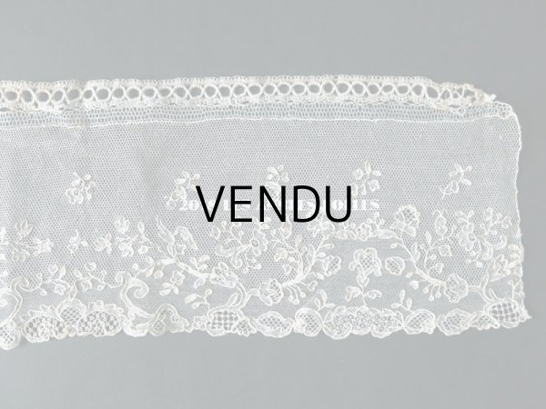 画像8: 19世紀 アンティーク ニードルレース アランソンレース  『ポワン・ダランソン（アランソン）』 1.5m (8)