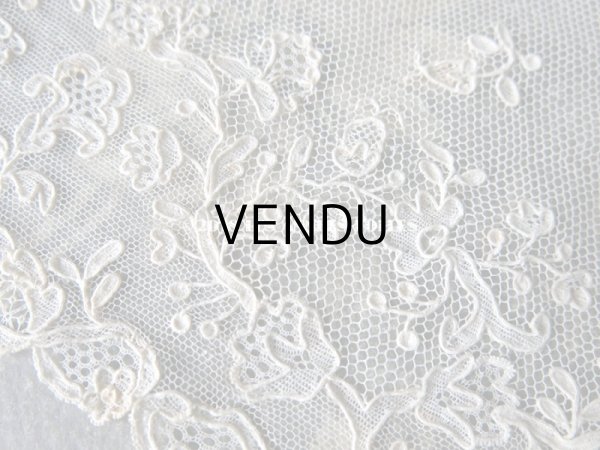 画像14: 19世紀 アンティーク ニードルレース アランソンレース  『ポワン・ダランソン（アランソン）』 1.5m (14)