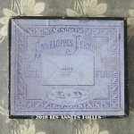 画像: 19世紀 アンティーク 封筒の紙箱 ENVELOPPES FERMOIR 