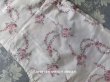 画像1: ＊蚤の市＊アンティーク シルク製 ファブリック 薔薇のガーランド ぼかし織り (1)