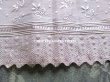 画像9: 19世紀末 アンティーク シルク製 ジャガード織 幅広リボン スモーキーパープル  69cm (9)