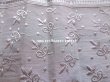 画像10: 19世紀末 アンティーク シルク製 ジャガード織 幅広リボン スモーキーパープル  69cm (10)