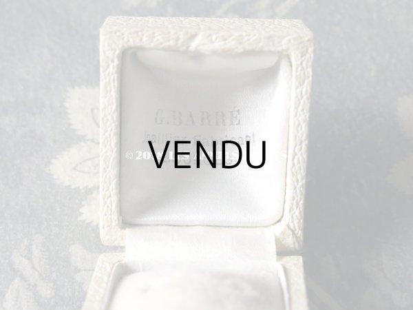 画像4: アンティーク ジュエリーボックス オフホワイト リングボックス (4)