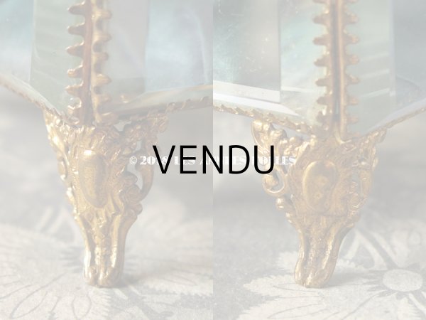 画像13: 19世紀 アンティーク ジュエリーボックス　ロカイユ装飾の脚 (13)