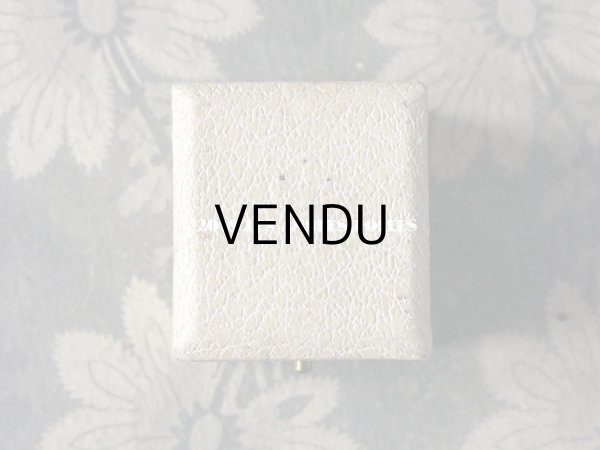 画像7: アンティーク ジュエリーボックス オフホワイト リングボックス (7)