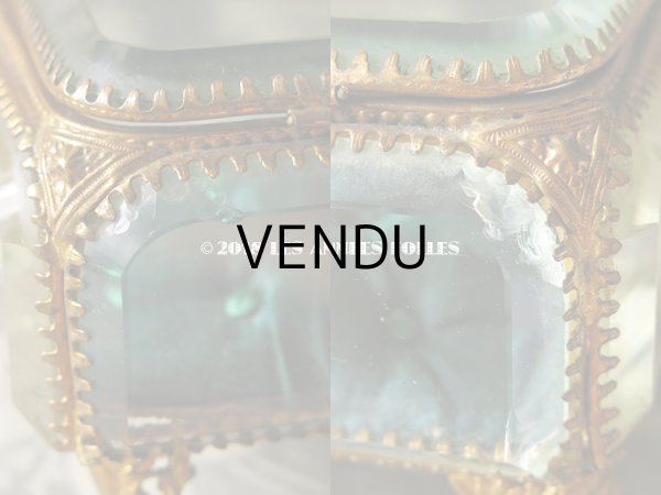 画像14: 19世紀 アンティーク ジュエリーボックス　ロカイユ装飾の脚 (14)