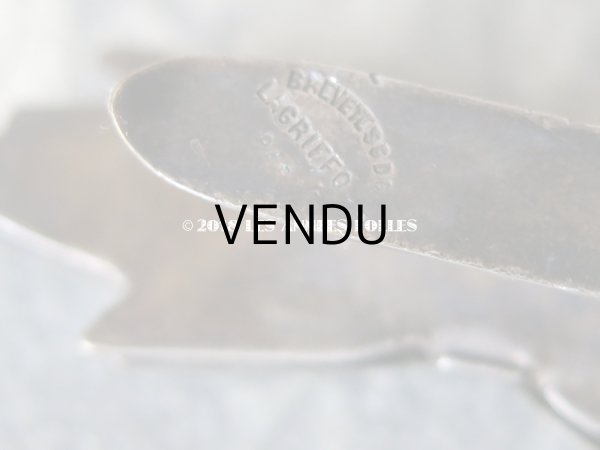 画像6:  アンティーク フック型 とても小さなペーパークリップ シャトレーヌ CHATELAINE (6)