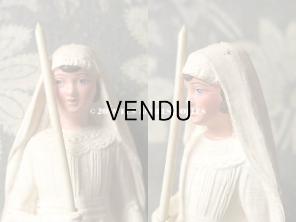 画像6: アンティーク セルロイド製 人形 コミュニオンの少女 (6)