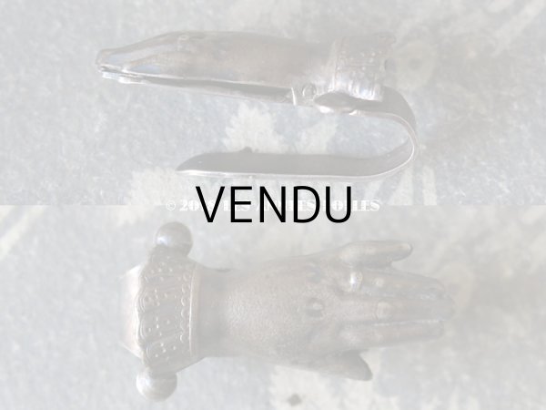 画像8:  アンティーク フック型 とても小さなペーパークリップ シャトレーヌ CHATELAINE (8)