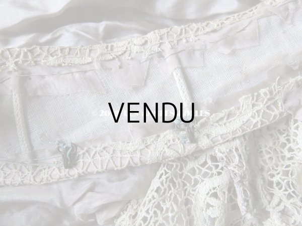 画像17: 1900年代 アンティーク コルサージュ シルク製 モーヴ (17)