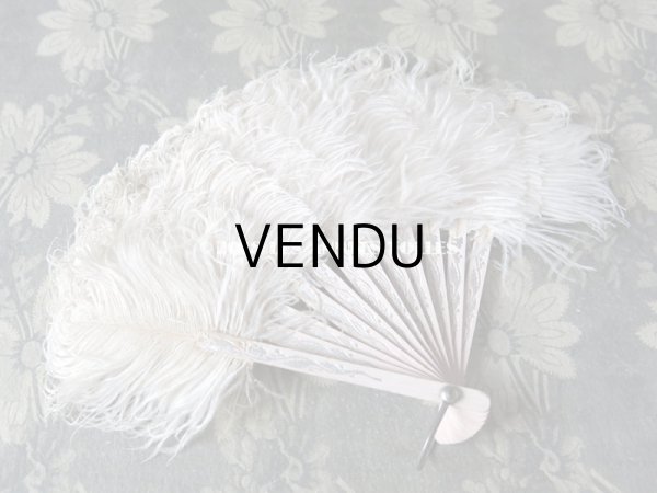 画像6: アンティーク ドール用 フェザーのファン (6)