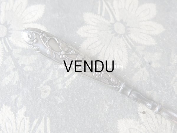 画像3: １900年代 アンティーク  シルバー製 ヤドリギのかぎ針  (3)