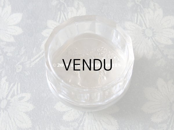 画像10: 1900年代　アンティーク シルバー製 パウダーケース 王冠 ＆ リボンのガーランド & モノグラム (10)