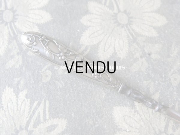 画像4: １900年代 アンティーク  シルバー製 ヤドリギのかぎ針  (4)