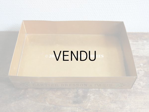 画像9: 19世紀末 アンティーク 糸巻きの大きなメタルケース スレッド缶 MOULINE DOUBLE A LA MAIN - CARTIER-BRESSON A PARIS - (9)