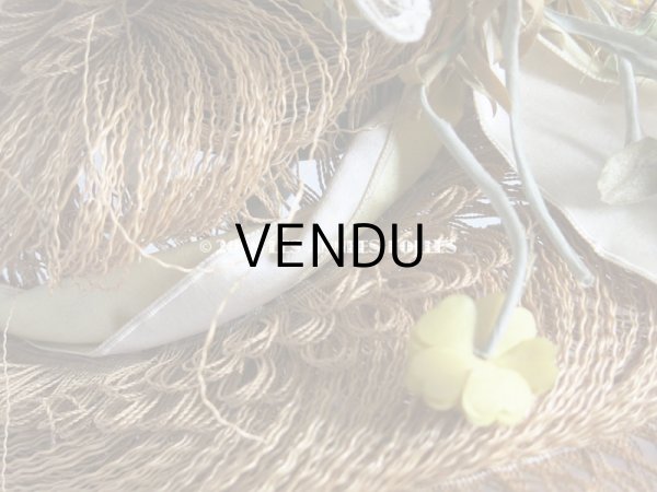 画像9: 18世紀末 アンティークハット 小さな女の子のストローハット (9)