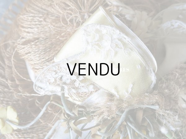 画像19: 18世紀末 アンティークハット 小さな女の子のストローハット (19)