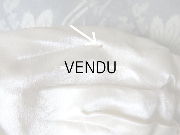 画像9: 1920年代 アンティーク ボネ ベビーピンクのフリルリボン & ロココトリム ナイトキャップ (9)