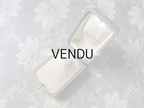 画像6: アンティーク ジュエリーボックス 薔薇とリボンのガーランド (6)