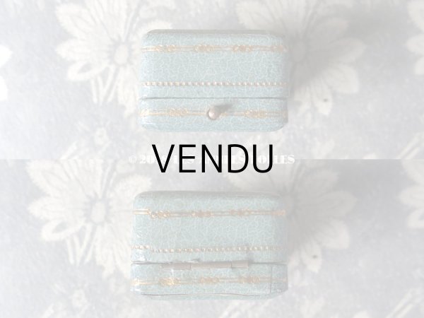 画像8: アンティーク ジュエリーボックス 薔薇とリボンのガーランド (8)