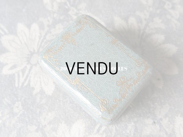 画像3: アンティーク ジュエリーボックス 薔薇とリボンのガーランド (3)