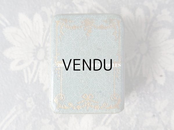 画像4: アンティーク ジュエリーボックス 薔薇とリボンのガーランド (4)