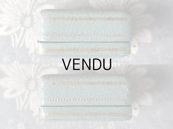 画像9: アンティーク ジュエリーボックス 薔薇とリボンのガーランド (9)