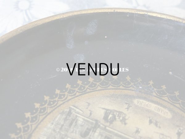 画像4: 19世紀 アンティーク ナポレオン3世 パリのオペラ座　パピエマシェのトレイ　 (4)