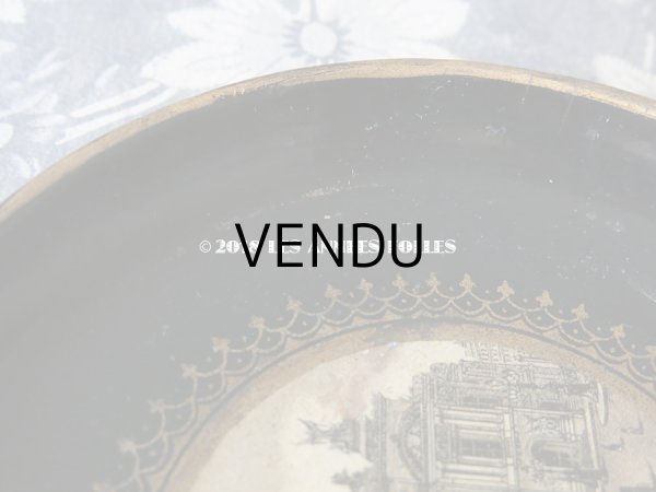 画像6: 19世紀 アンティーク ナポレオン3世 パリのオペラ座　パピエマシェのトレイ　 (6)