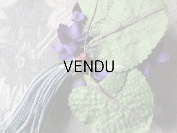 画像3: アンティーク 菫ブーケのコサージュ  (3)