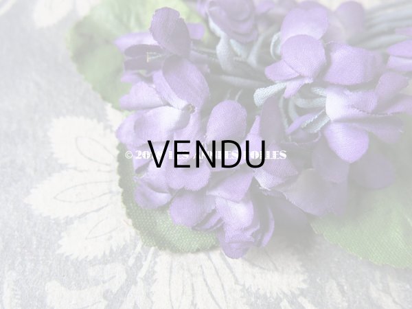 画像6: アンティーク 菫ブーケのコサージュ  (6)