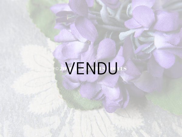 画像7: アンティーク 菫ブーケのコサージュ  (7)