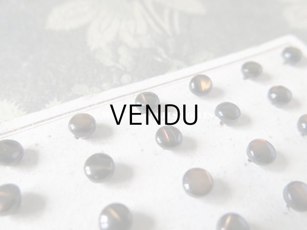 画像3: アンティーク ドール用 5mm マザーオブパール製 ボタン シェルボタン ブラウン 6ピースのセット (3)