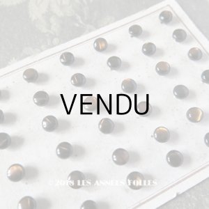 画像: アンティーク ドール用 5mm マザーオブパール製 ボタン シェルボタン ブラウン 6ピースのセット