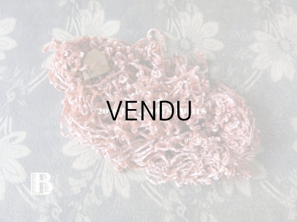 画像4: 1920年代 アンティーク  刺繍用 シルクベルベットの紐  シルク製 シェニール糸 シュニーユ糸 (4)