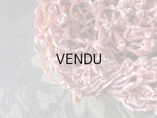 画像5: 1920年代 アンティーク  刺繍用 シルクベルベットの紐  シルク製 シェニール糸 シュニーユ糸 (5)