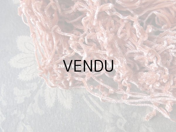 画像7: 1920年代 アンティーク  刺繍用 シルクベルベットの紐  シルク製 シェニール糸 シュニーユ糸 (7)