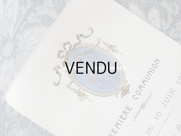 画像3: アンティーク メニューカード MENU 2枚セット (3)