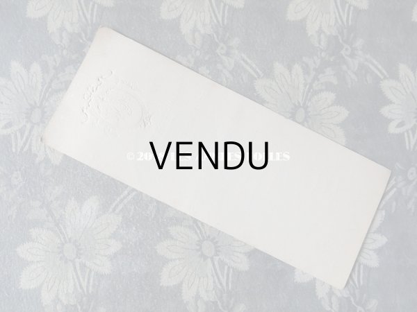 画像4: アンティーク メニューカード MENU 2枚セット (4)