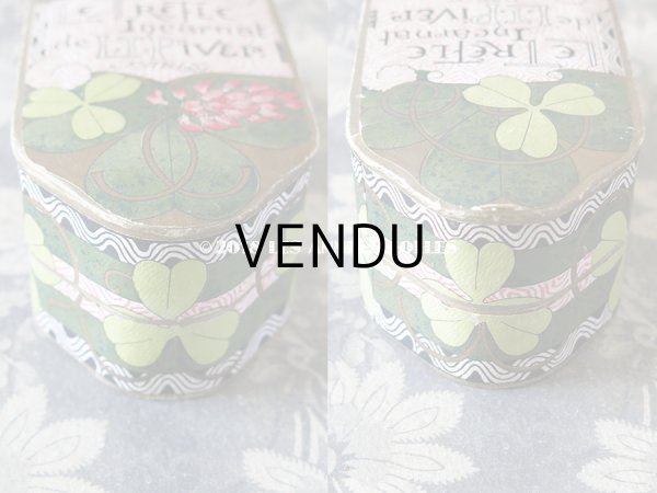 画像5: アンティーク クローバーのパフュームボックス LE TREFLE INCARNAT- L.T.PIVER - (5)