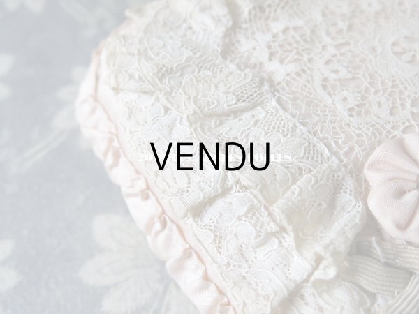 画像6: 1900年代 アンティーク レースのピンクッション (6)