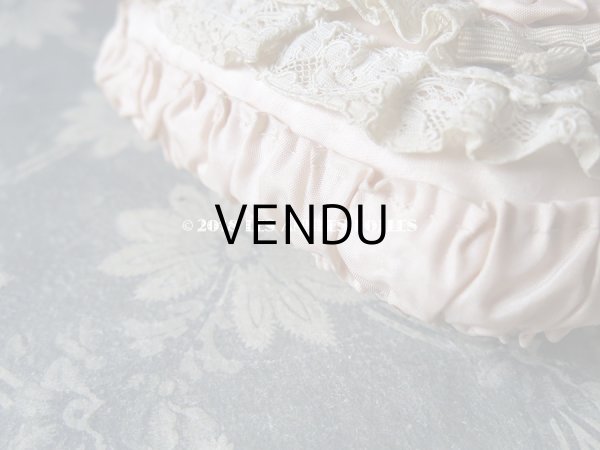 画像7: 1900年代 アンティーク レースのピンクッション (7)