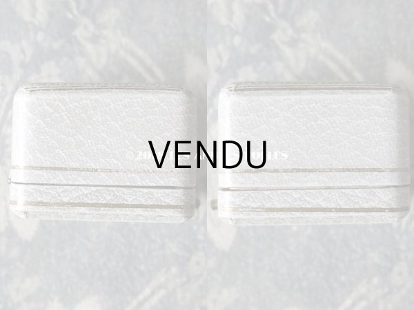 画像7: アンティーク ジュエリーボックス 金彩入り グレー (7)