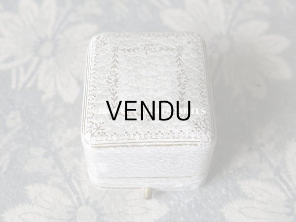 画像3: アンティーク ジュエリーボックス 金彩入り グレー (3)